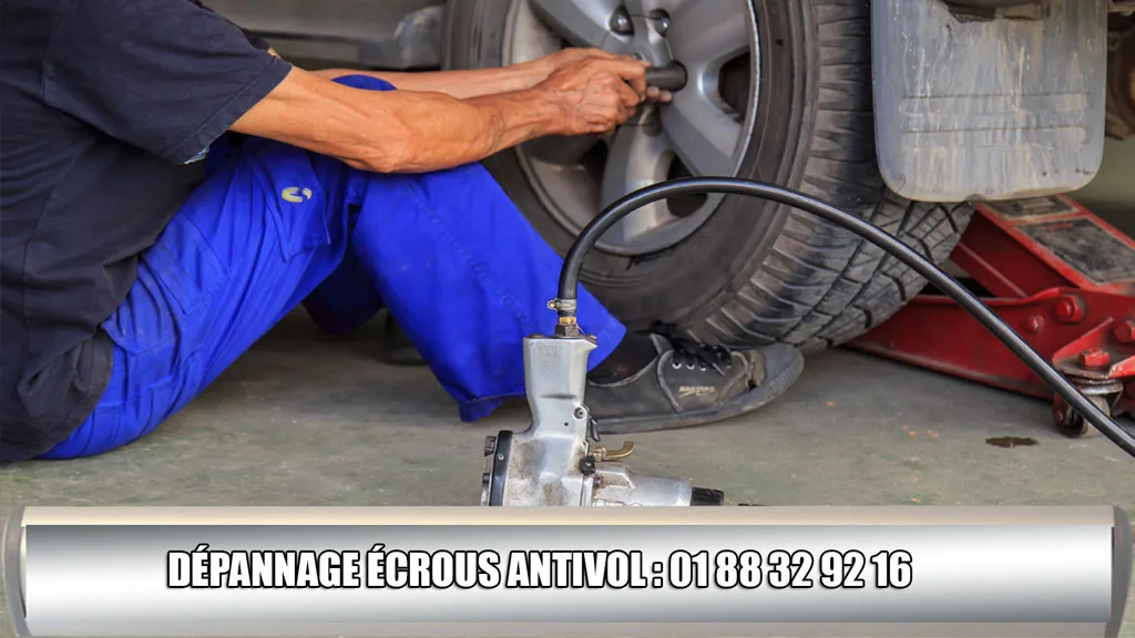dépannage écrous antivol à Poissy